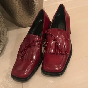 Coach Kyra J133 Brick Patent Loafers